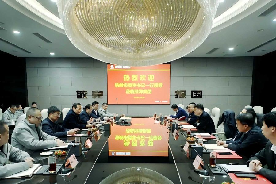 鐵嶺市委書記李文飆一行蒞臨集團調研